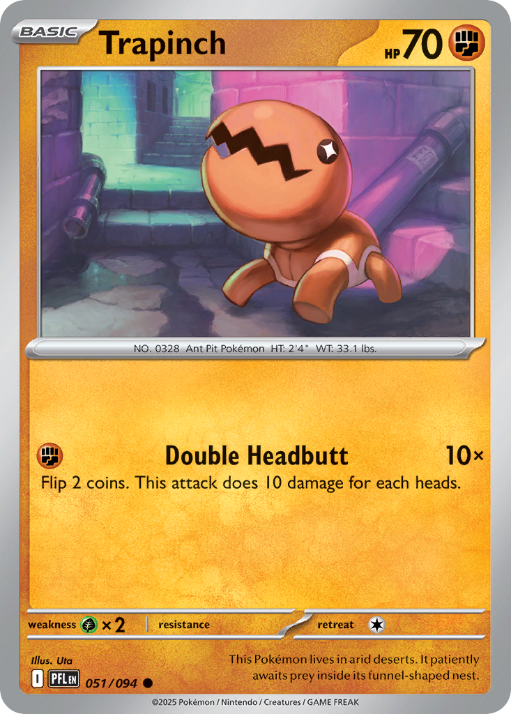 Trapinch Pokémon card