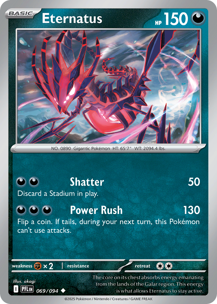 Eternatus Pokémon card