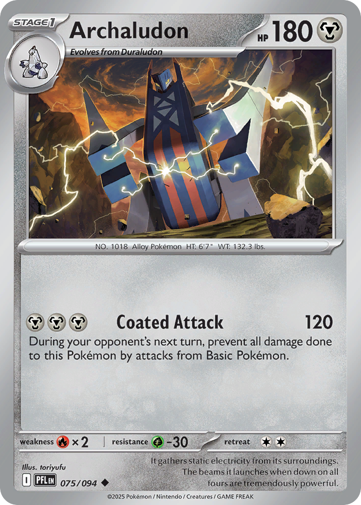 Archaludon Pokémon card