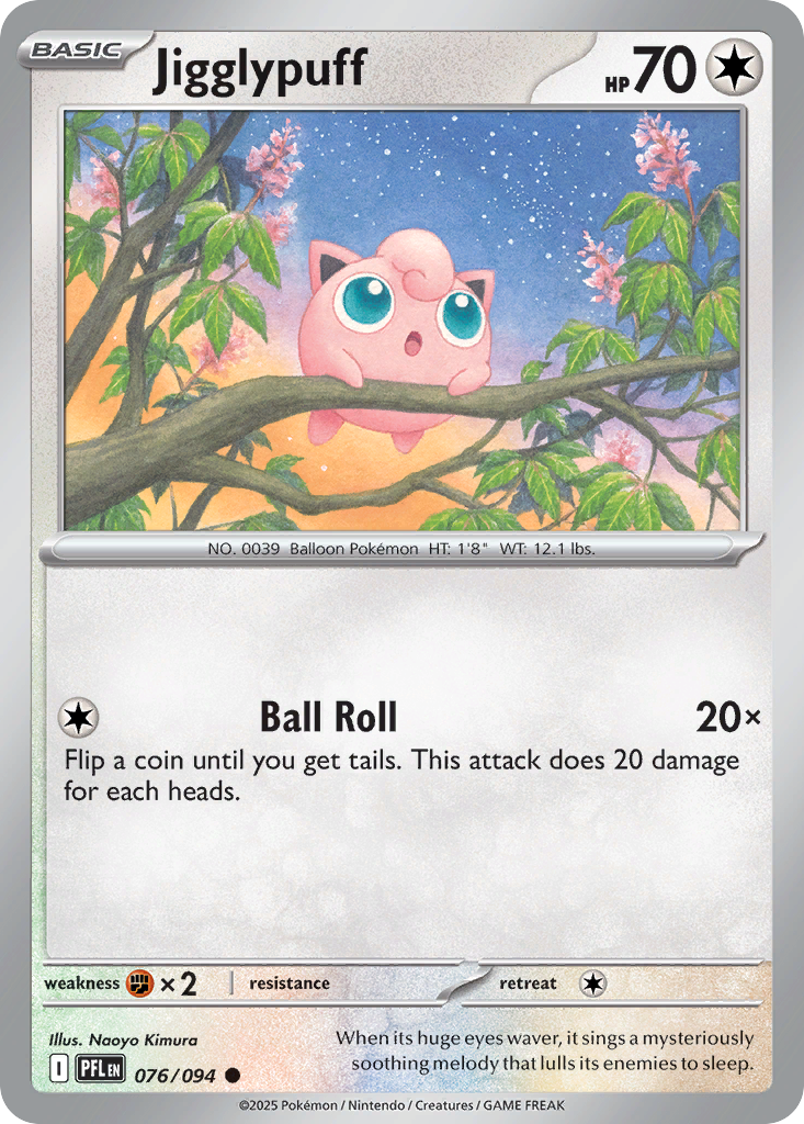 Jigglypuff Pokémon card