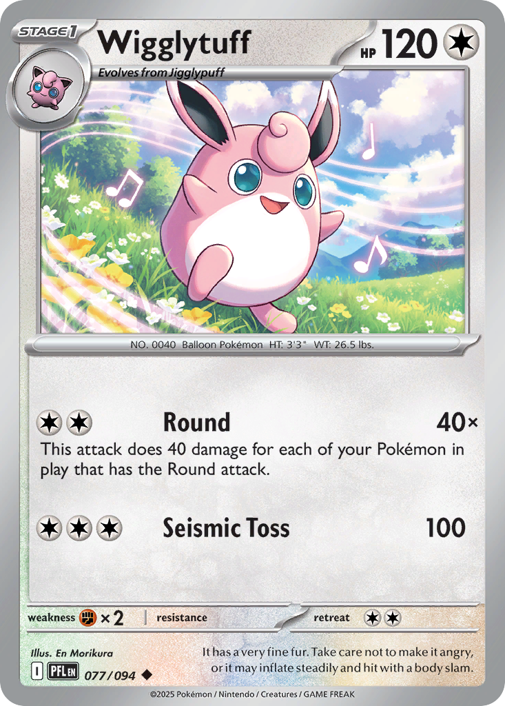 Wigglytuff Pokémon card