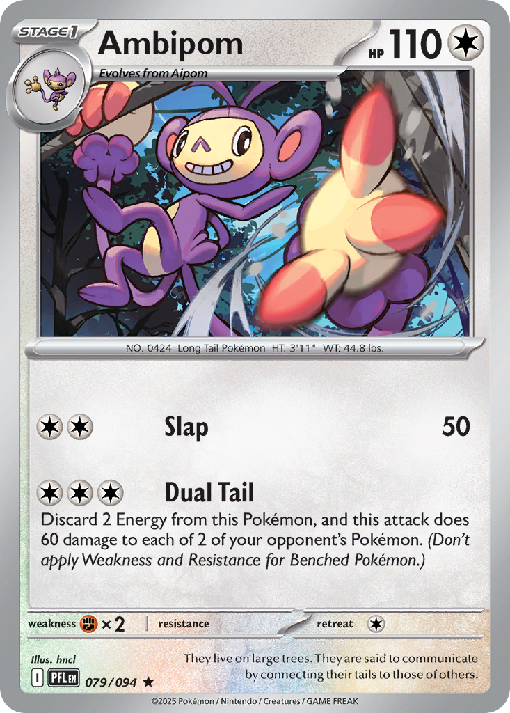 Ambipom Pokémon card