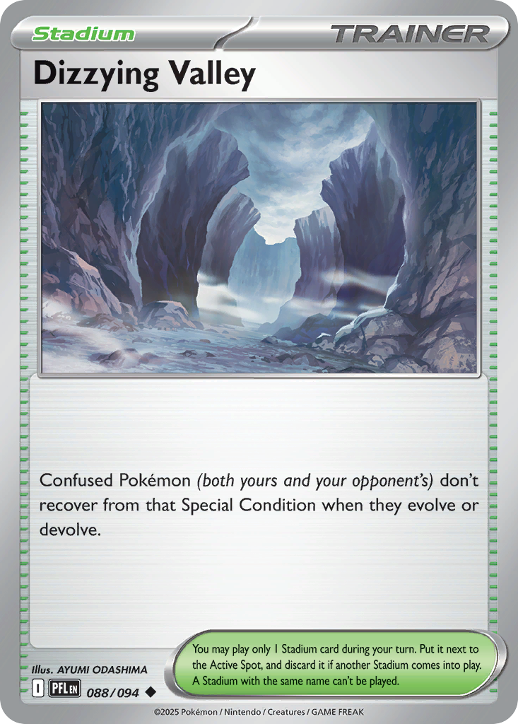 Dizzying Valley Pokémon card