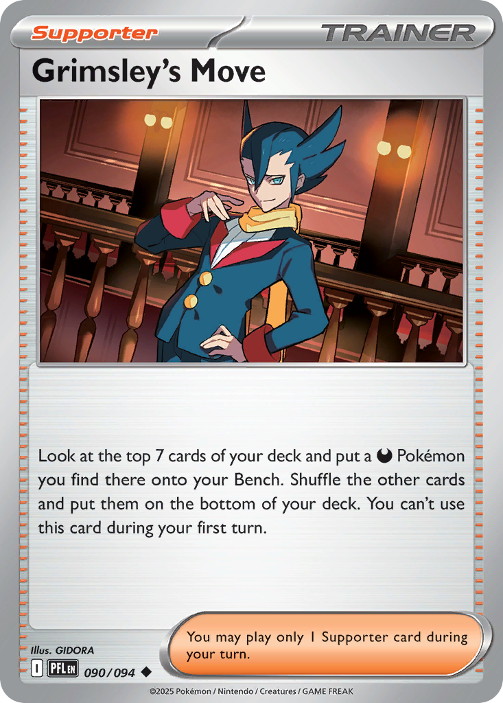 Grimsley's Move Pokémon card