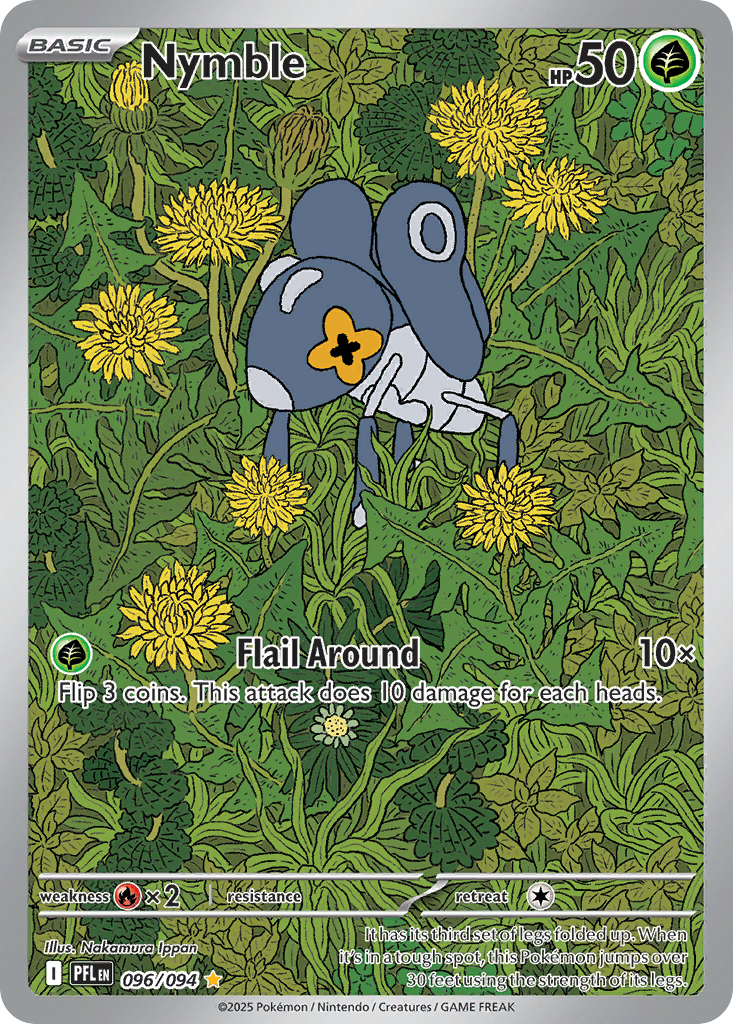 Nymble Pokémon card