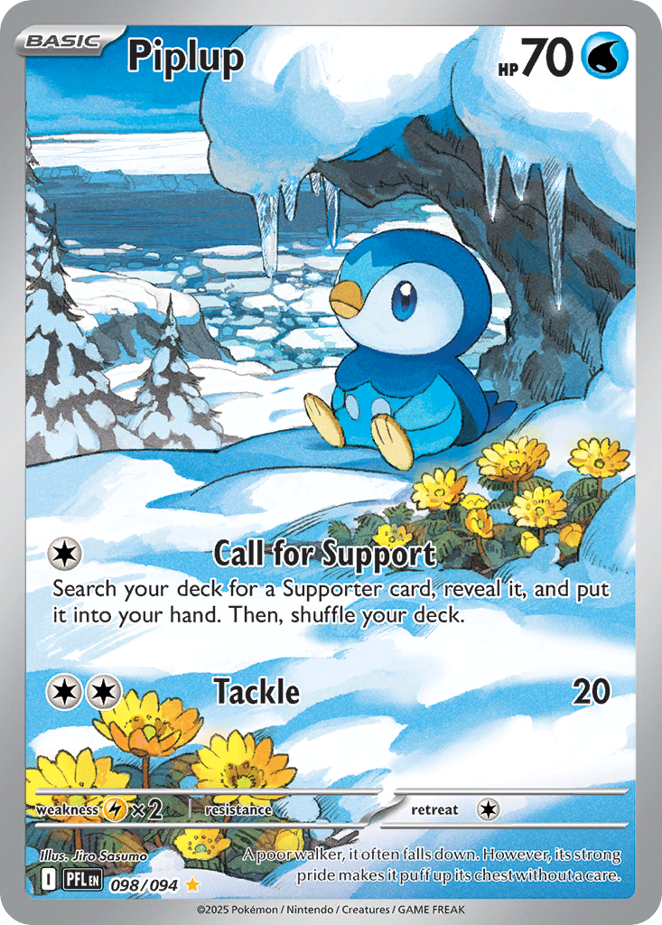 Piplup Pokémon card