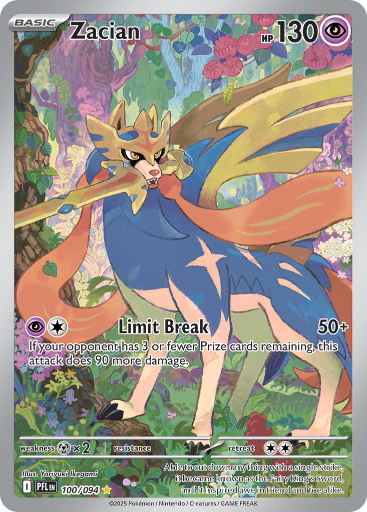 Zacian Pokémon card
