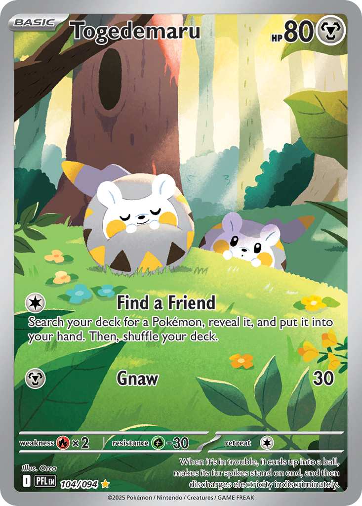 Togedemaru Pokémon card