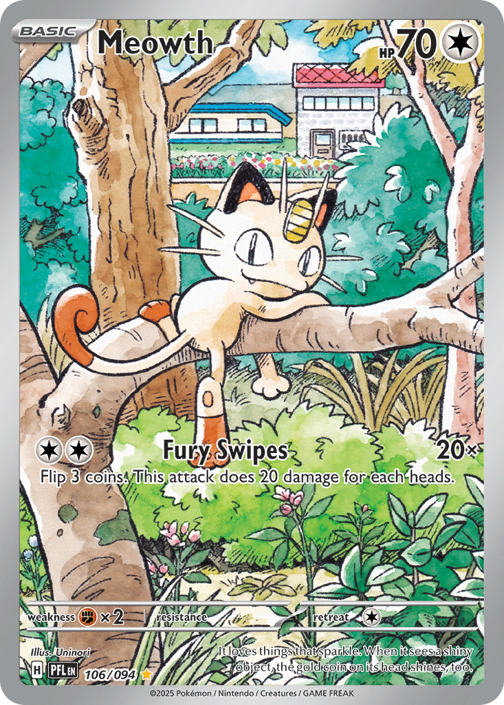 Meowth Pokémon card