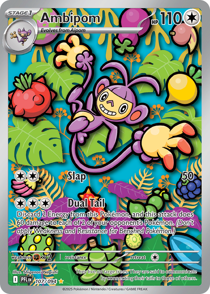 Ambipom Pokémon card