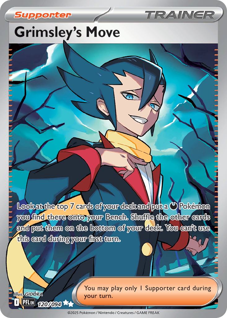 Grimsley's Move Pokémon card