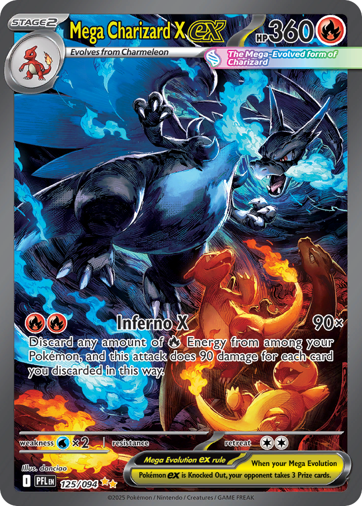 Mega Charizard X ex Pokémon card
