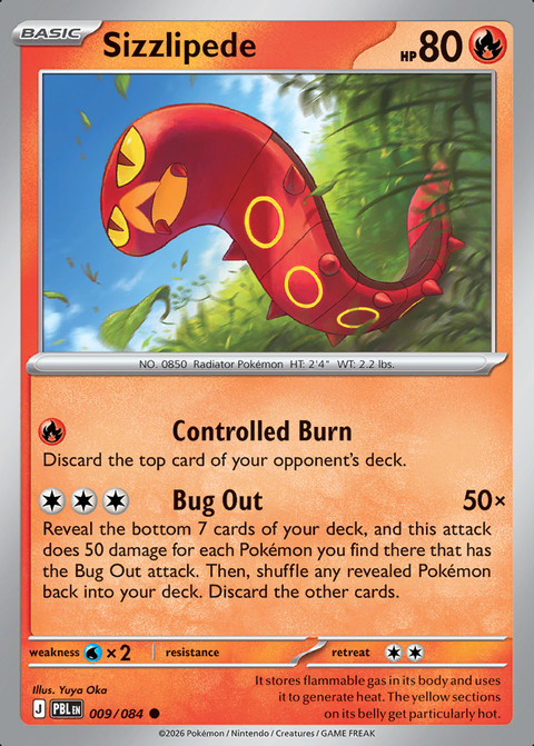 Sizzlipede