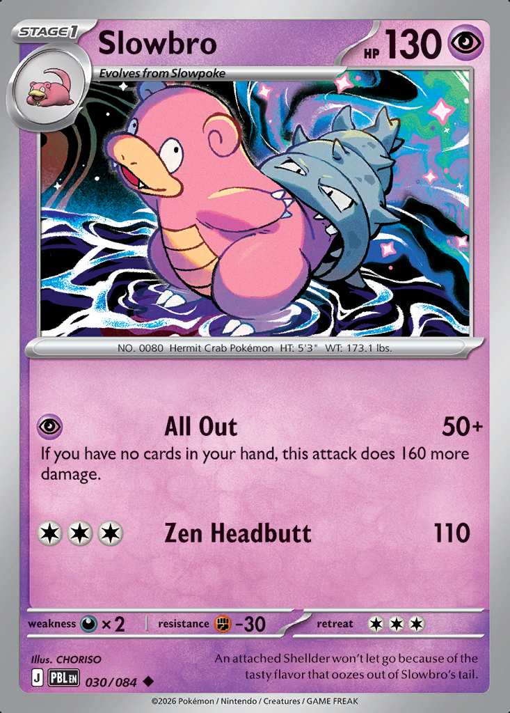 Slowbro Pokémon card