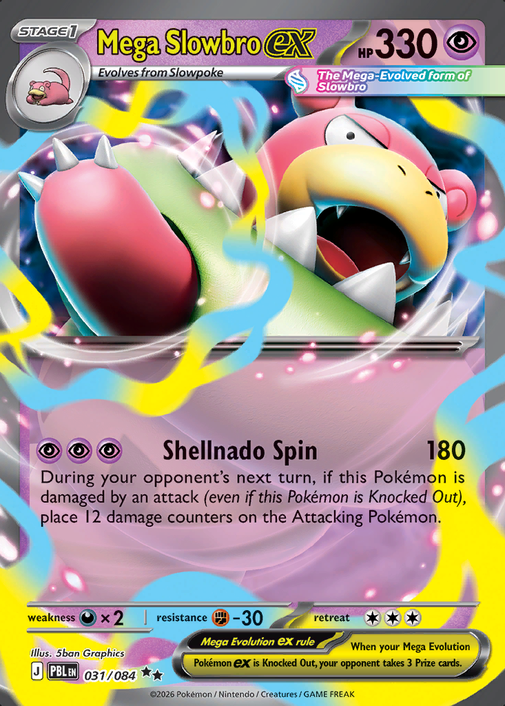 Mega Slowbro ex Pokémon card
