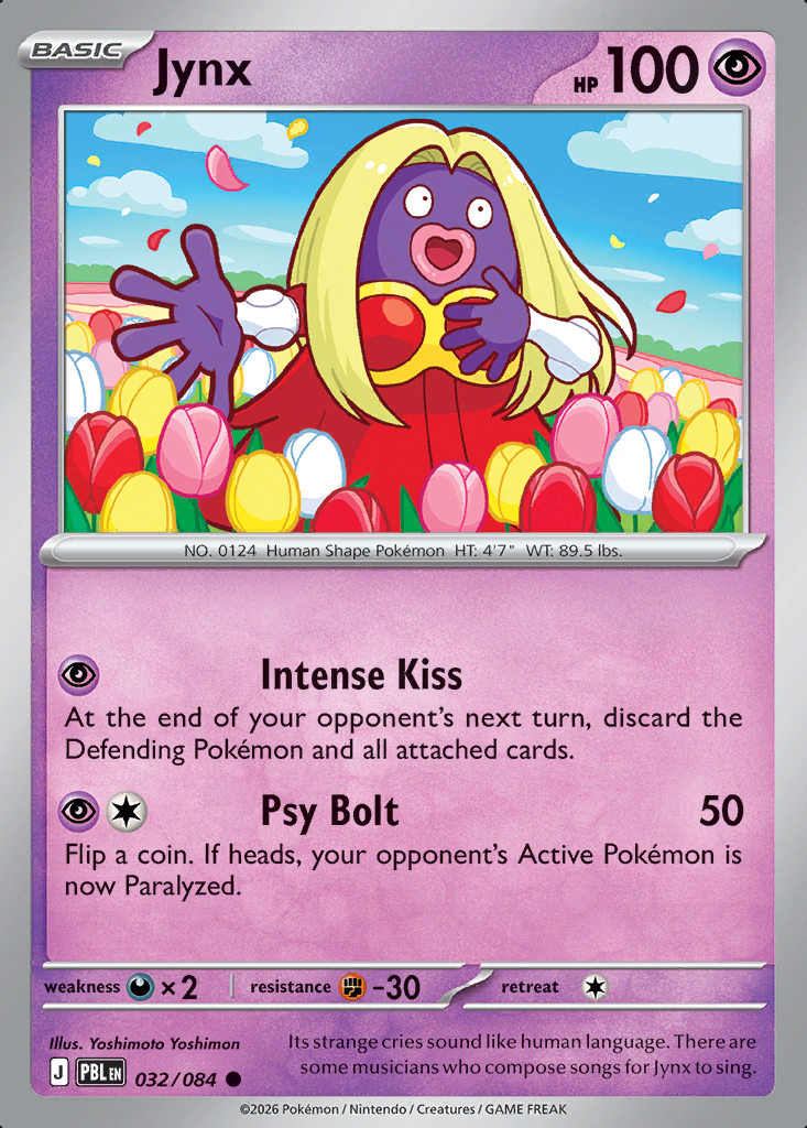 Jynx Pokémon card