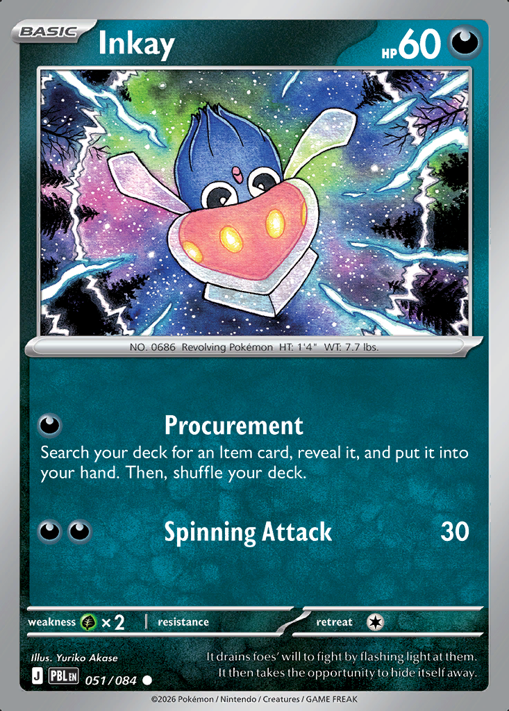 Inkay Pokémon card