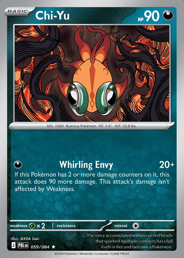 Chi-Yu Pokémon card