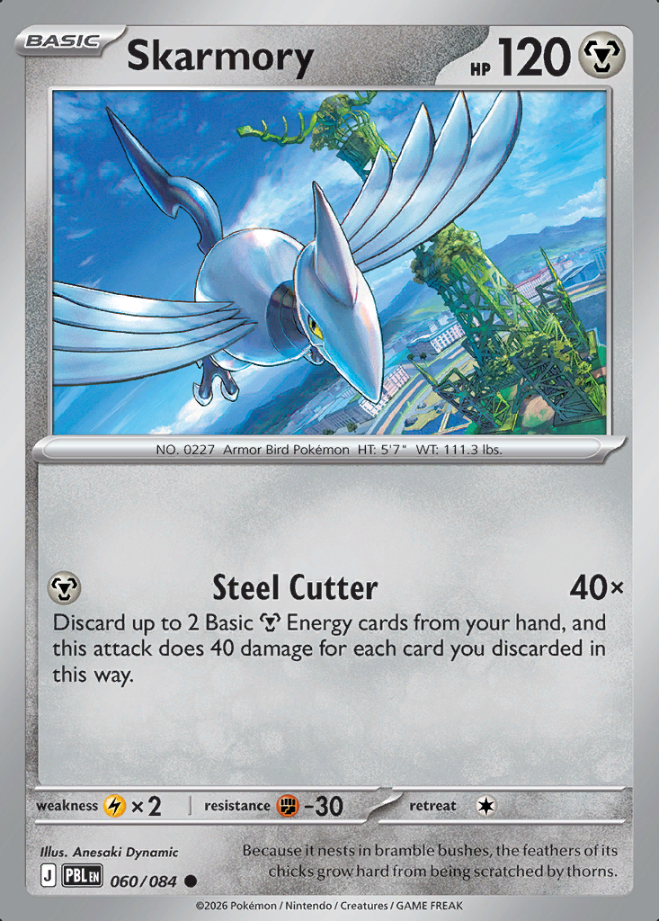 Skarmory Pokémon card