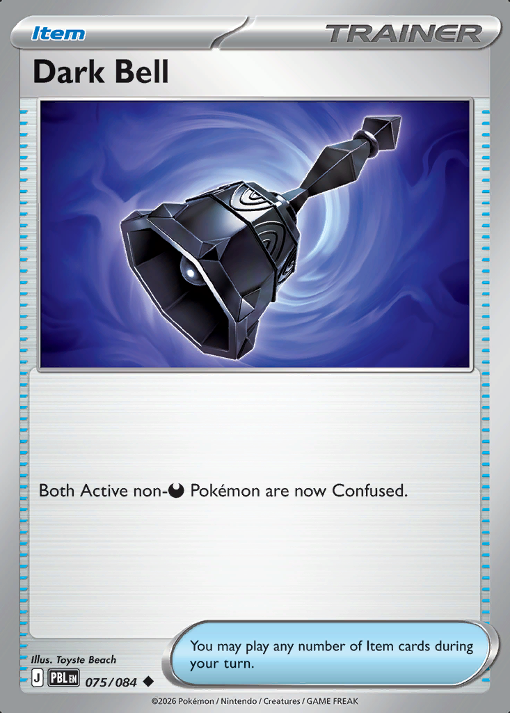 Dark Bell Pokémon card