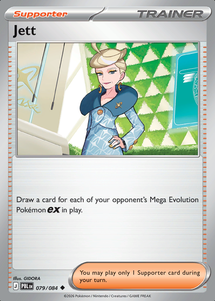 Jett Pokémon card