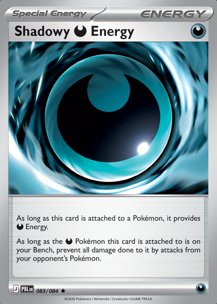 Shadowy Darkness Energy Pokémon card