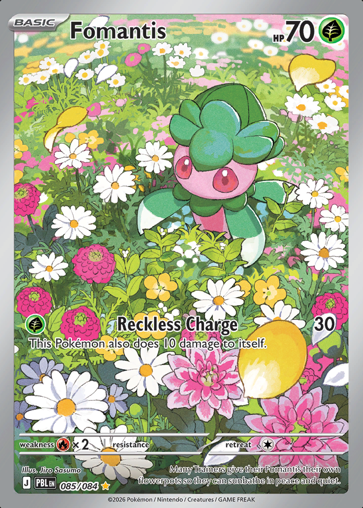 Fomantis Pokémon card