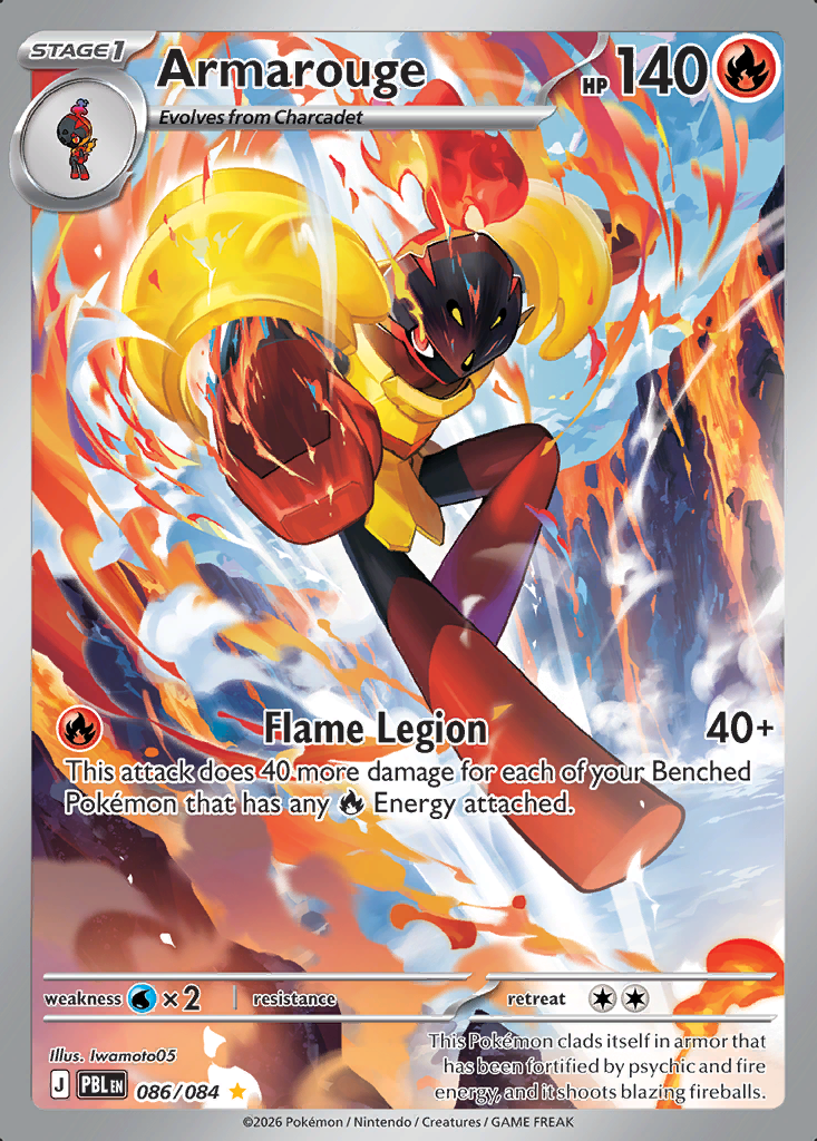 Armarouge Pokémon card