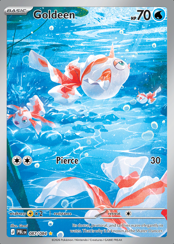 Goldeen Pokémon card