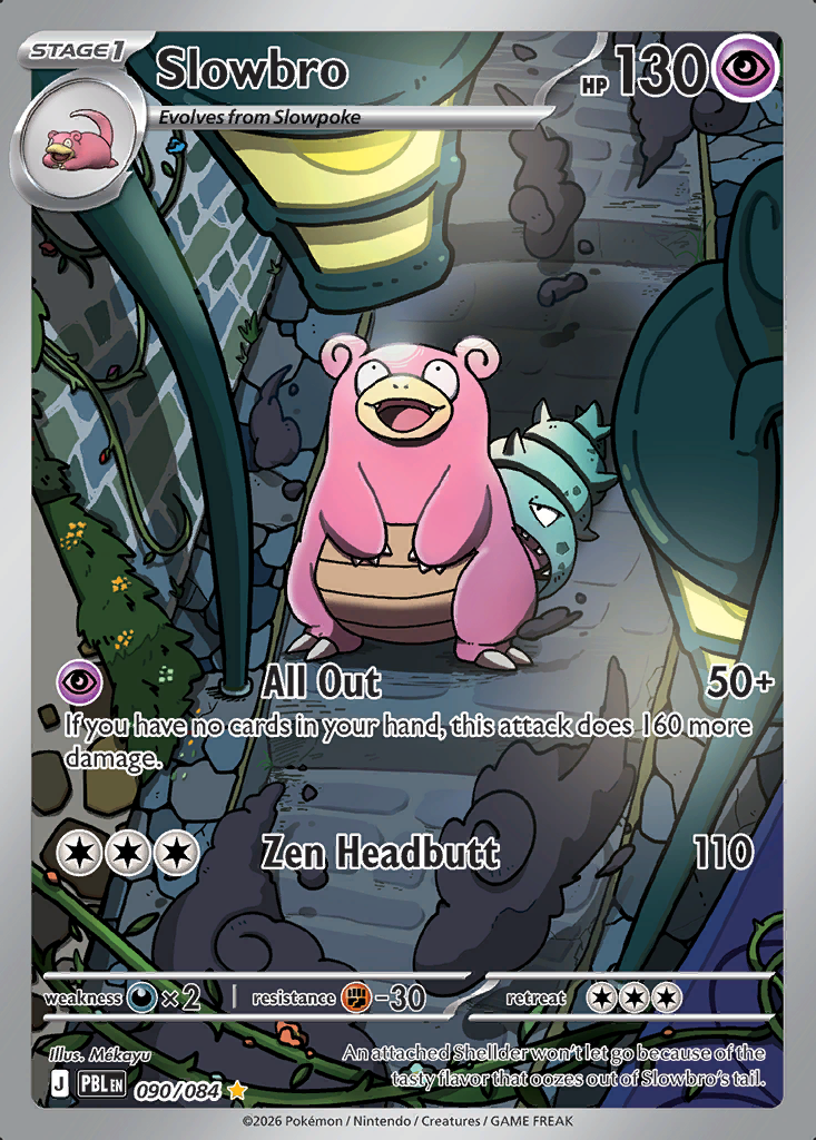 Slowbro Pokémon card