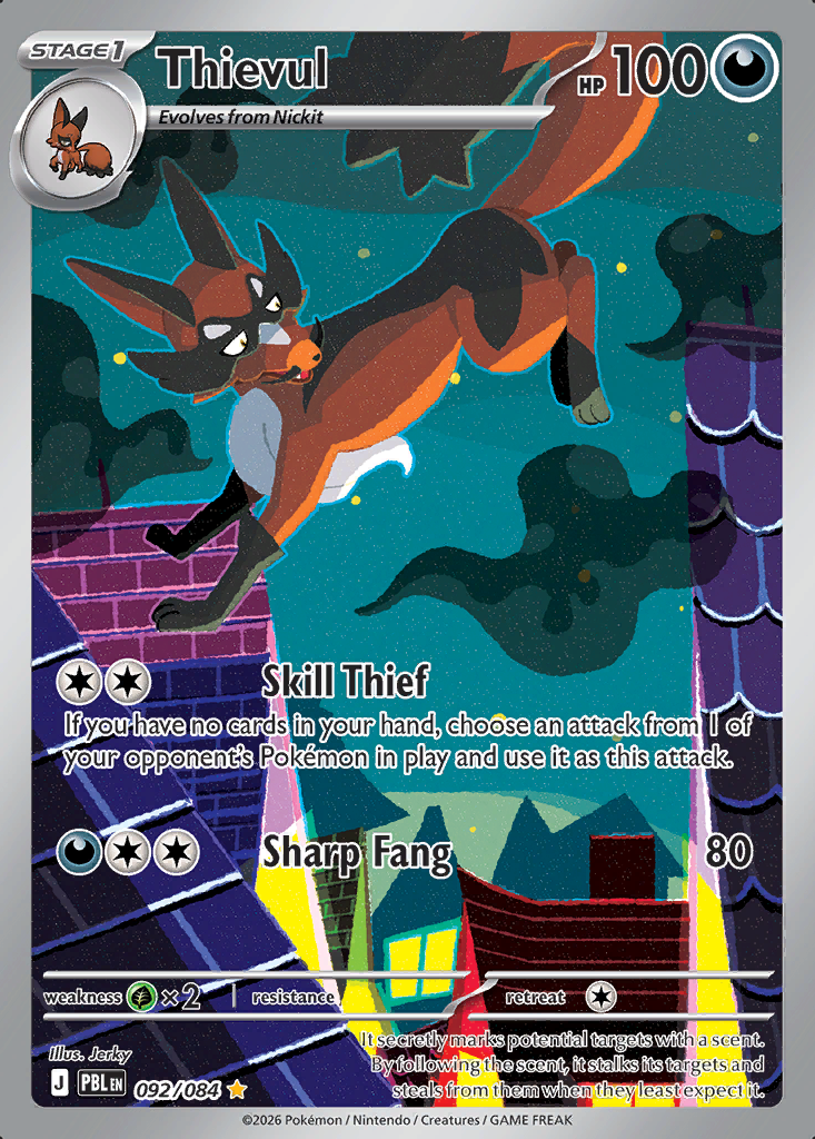 Thievul Pokémon card