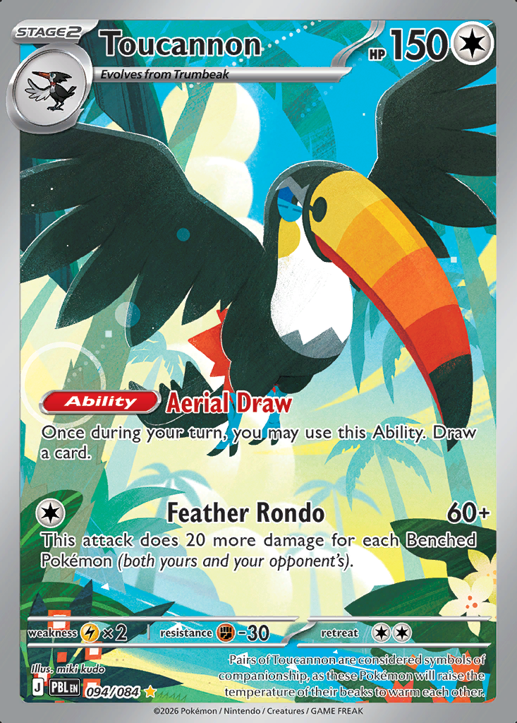 Toucannon Pokémon card