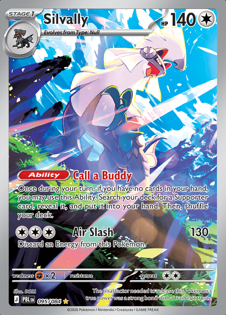 Silvally Pokémon card