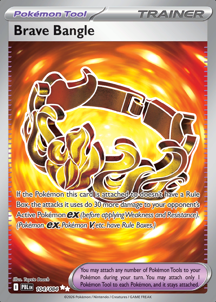 Brave Bangle Pokémon card