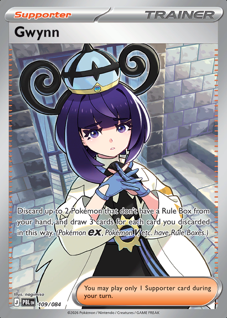 Gwynn Pokémon card
