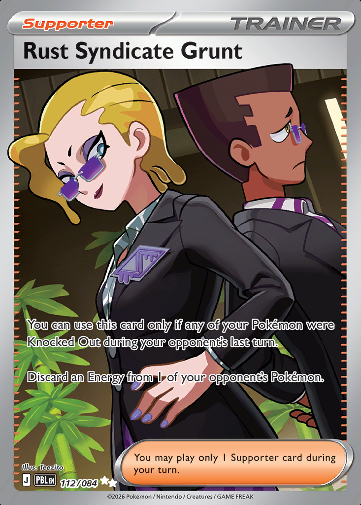 Rust Syndicate Grunt Pokémon card