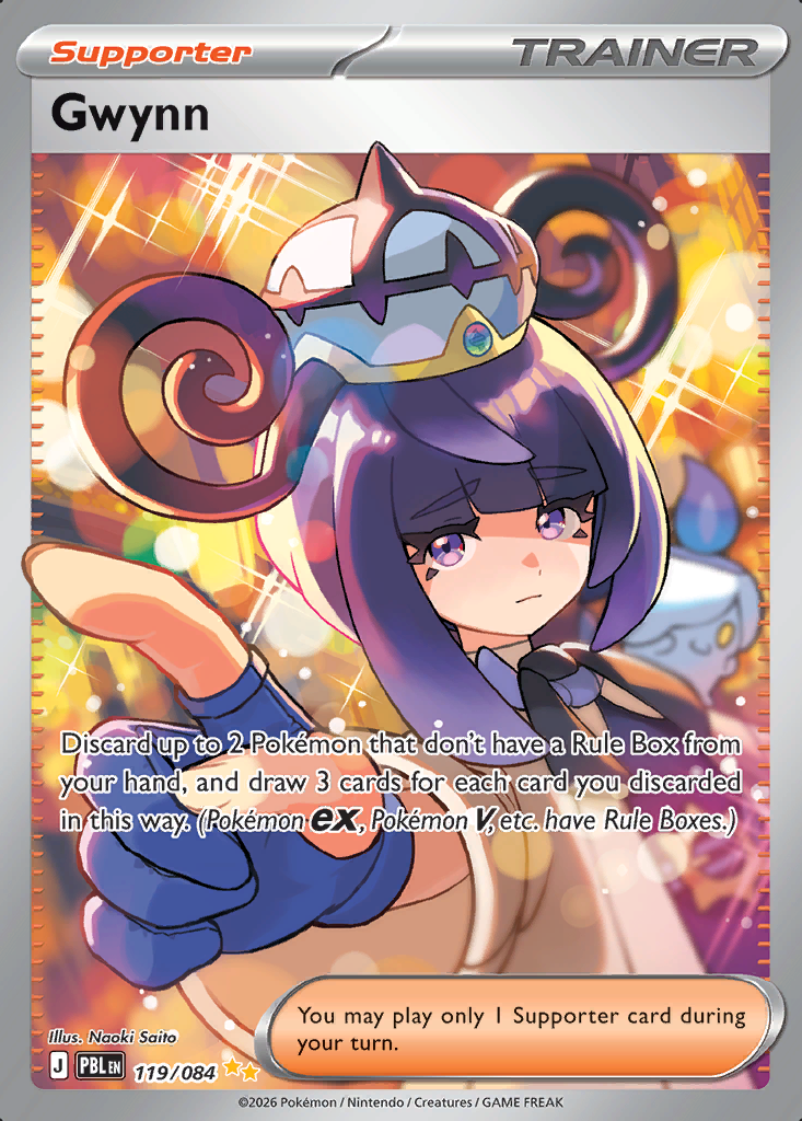 Gwynn Pokémon card