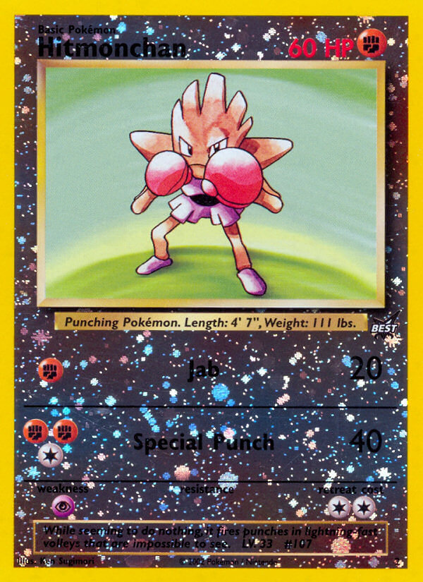 Hitmonchan Pokémon card