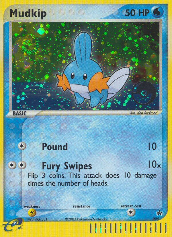 Mudkip Pokémon card