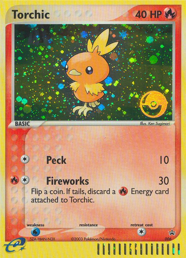 Torchic Pokémon card