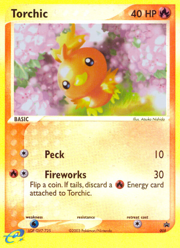 Torchic Pokémon card