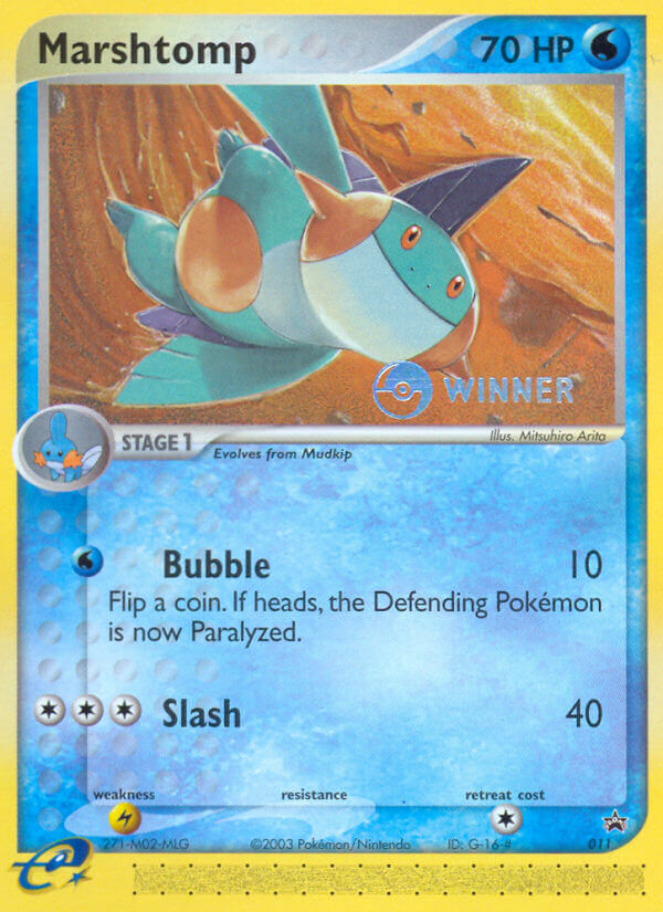 Marshtomp Pokémon card