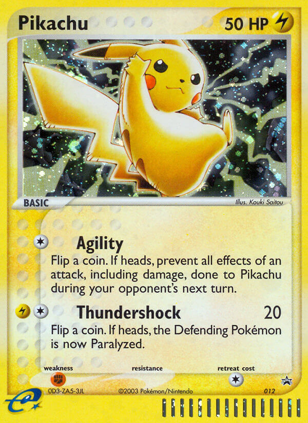 Pikachu Pokémon card