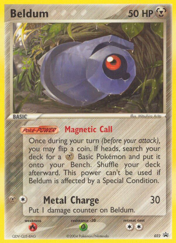 Beldum Pokémon card