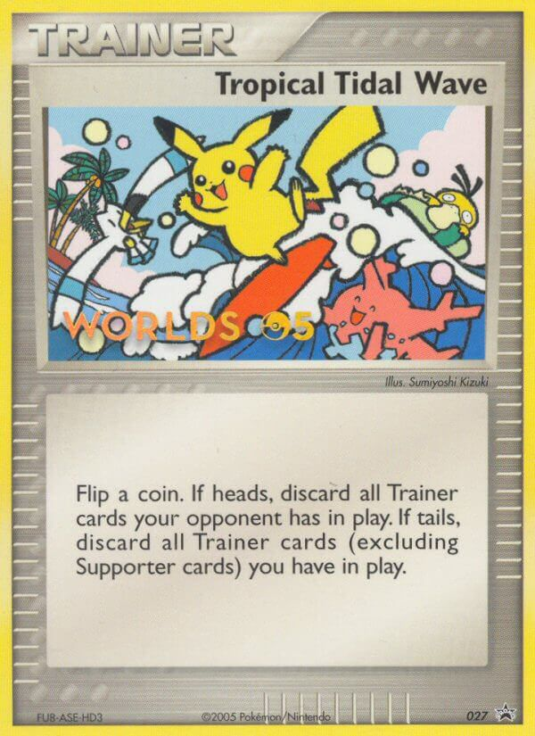 Tropical Tidal Wave Pokémon card