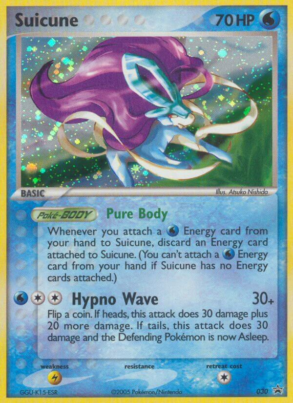 Suicune Pokémon card