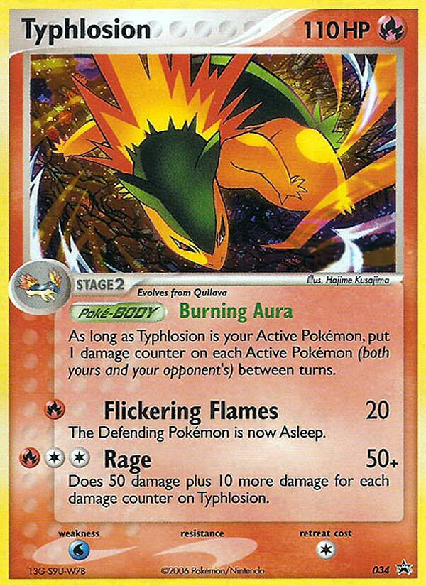 Typhlosion Pokémon card