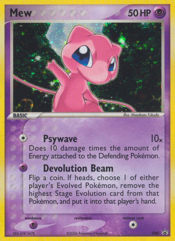 Mew Pokémon card