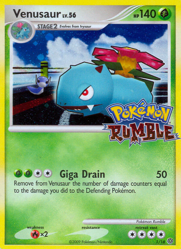 Venusaur Pokémon card