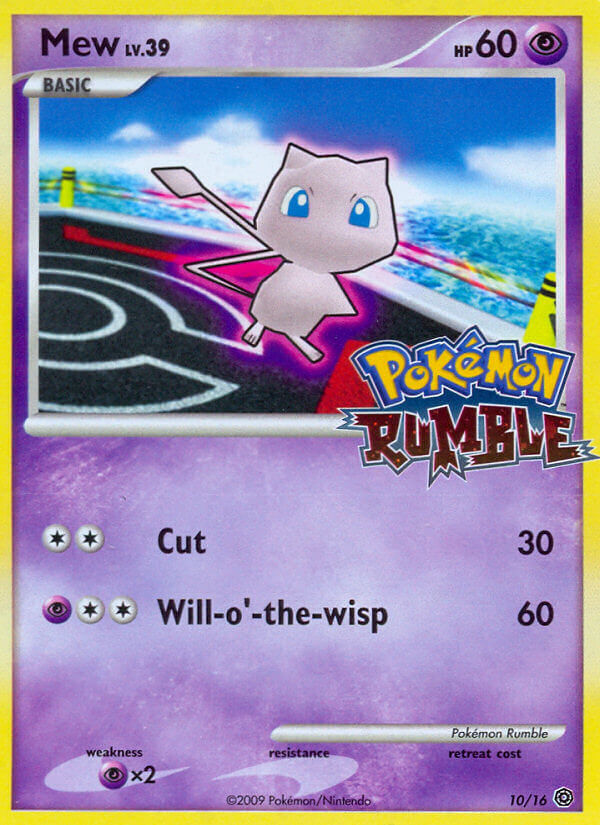 Mew Pokémon card